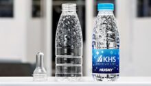 KHS introduceert lichtgewicht PET-waterfles van gerecycled materiaal